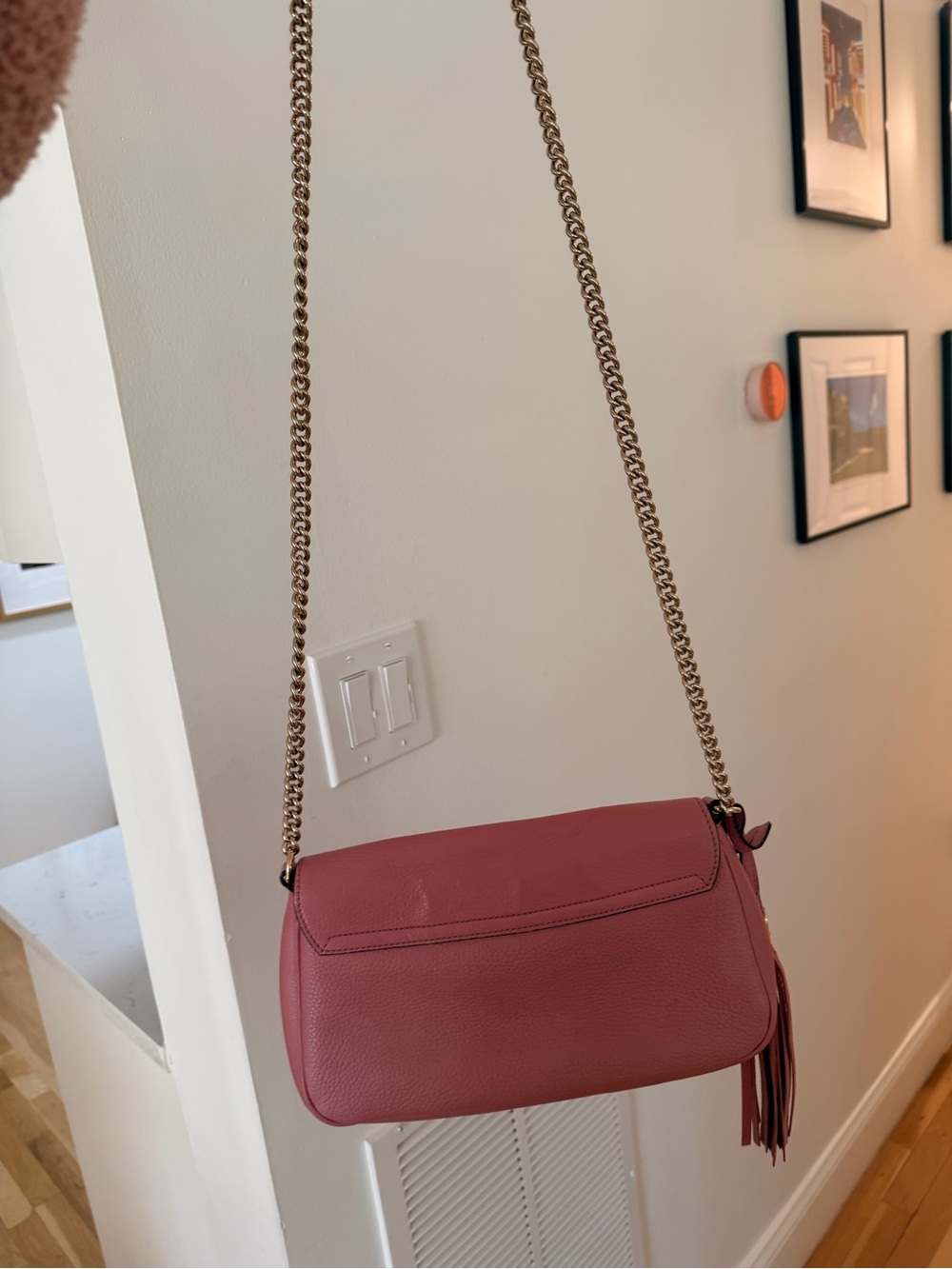 Gucci Pink Soho Crossbody with Tassel - Picture 8 of 15